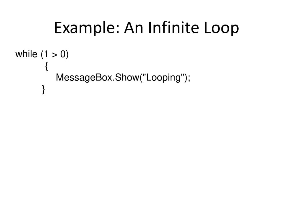 Loops ISYS ppt download