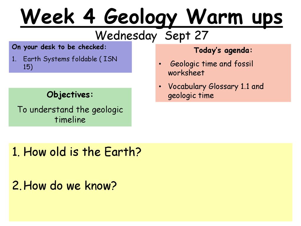 Week 21 Geology Warm ups Monday Sept ppt download Within Bill Nye Fossils Worksheet