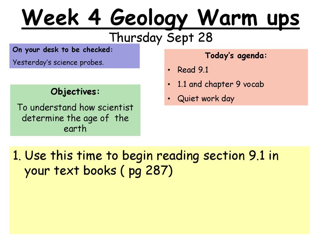 Week 21 Geology Warm ups Monday Sept ppt download Regarding Bill Nye Fossils Worksheet