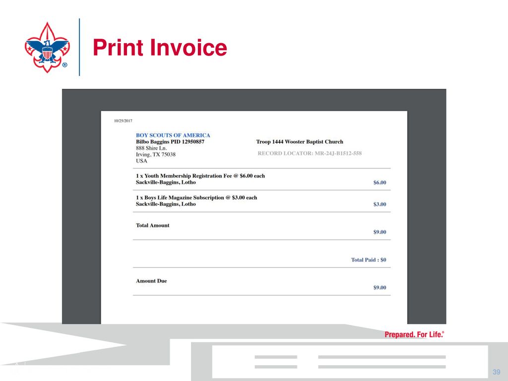 9/11/2018 Print Invoice Oct 2017 Invitation Manager & Application Manager District Overview