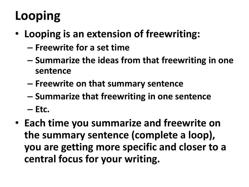 Organizing and Outlining Ideas - ppt download