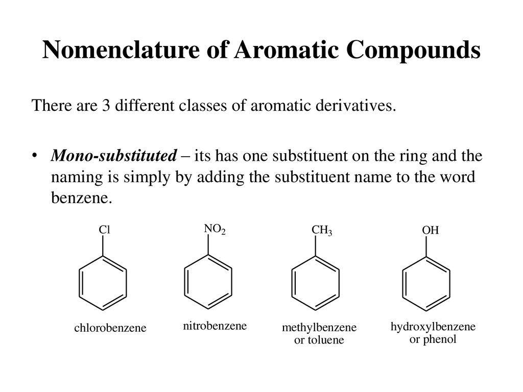 Solved] Please name the three aromatic compounds using the IUPAC... |  Course Hero