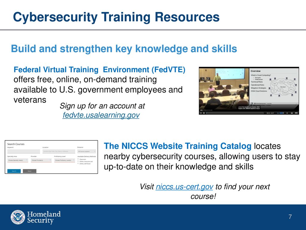 Cybersecurity Education and Workforce Development Resources - ppt download