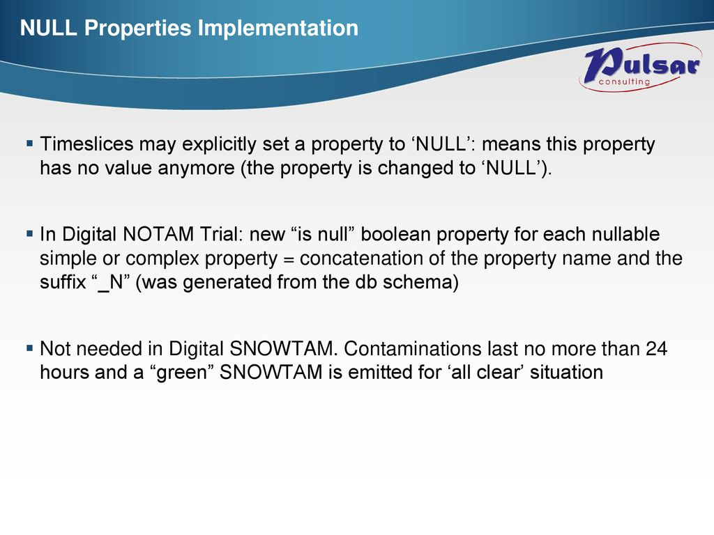 Digital snowtam trial aixm database design ppt download