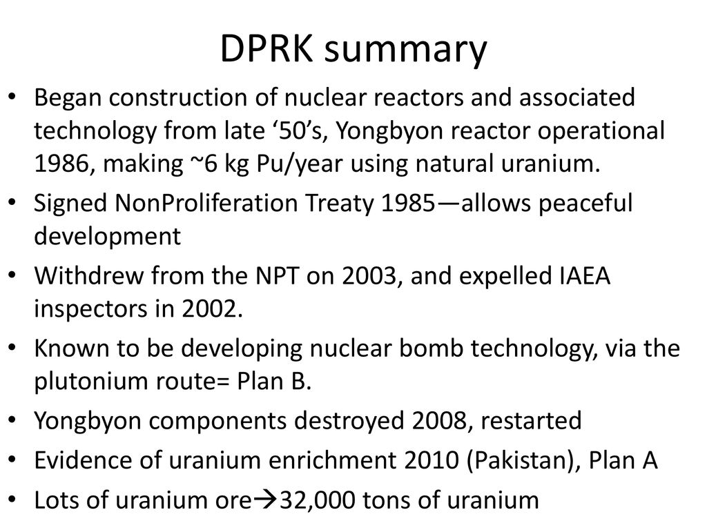 What does it take for the DPRK to be a nuclear threat? - ppt download