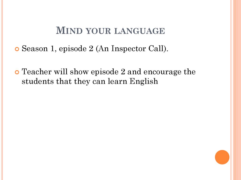 mind your language season 1 episode 1 script