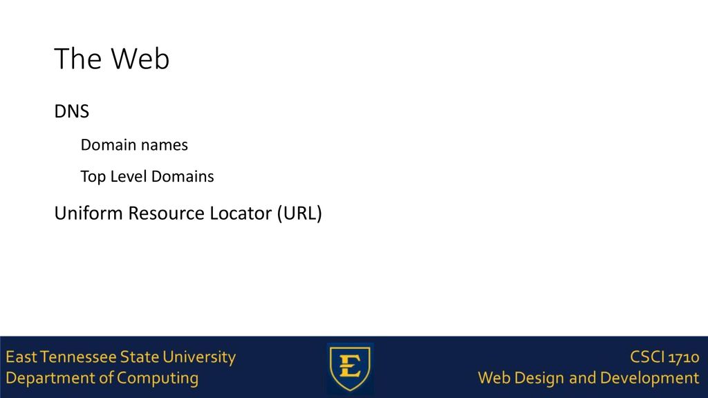 High Points CSCI 1710 Spring ppt download