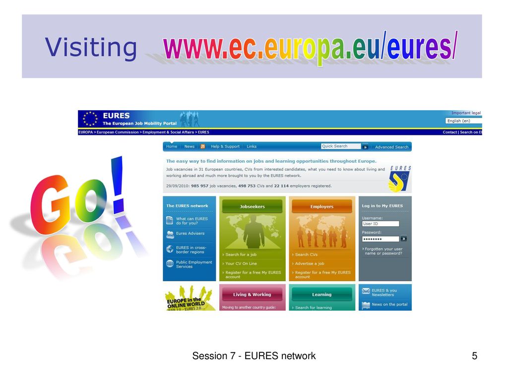 A great start: EURES, European Job Mobility Portal - ppt download