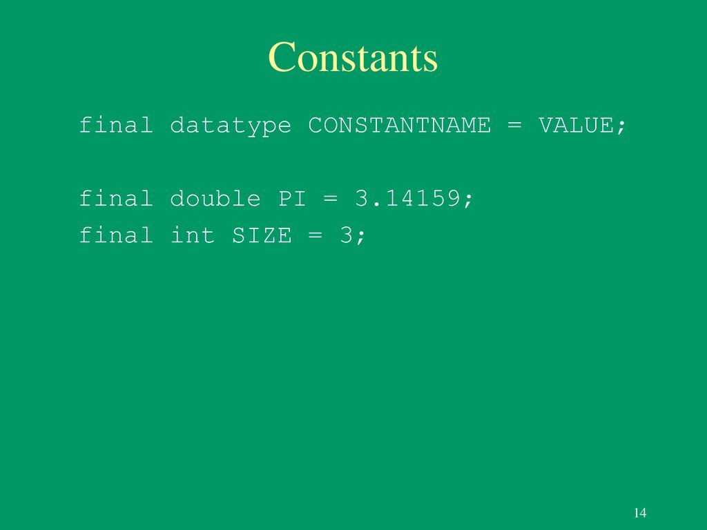 Chapter 2 Elementary Programming - ppt download