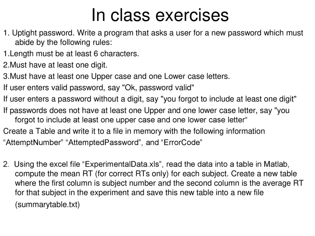 Day 3 review Logic and Flow control Let's fire up Matlab. If Switch ...