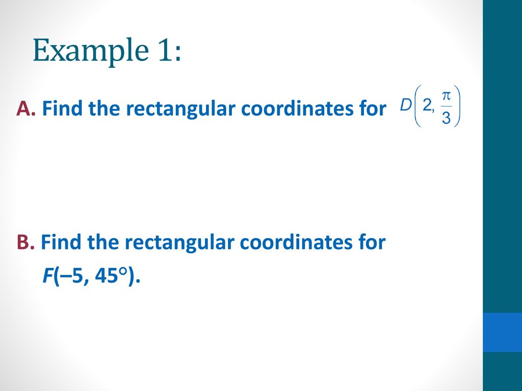 29.29 – Polar & Rectangular Forms of Equations - ppt download