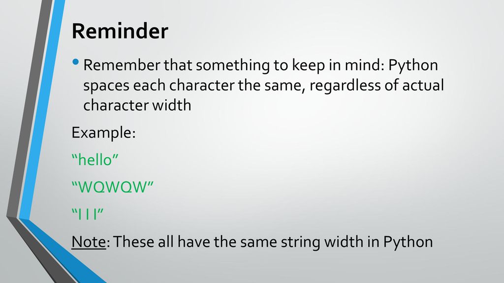 Formatting output ppt download
