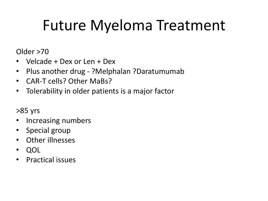 Future Strategies for Myeloma ppt download