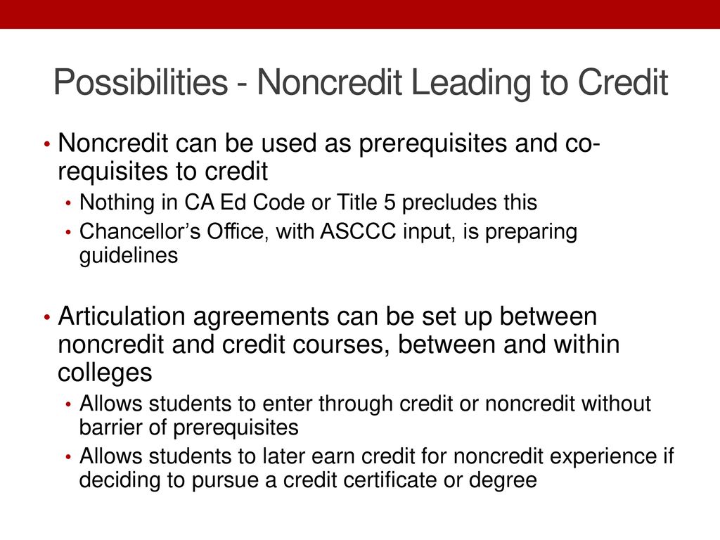 Noncredit Pathways to CTE - ppt download