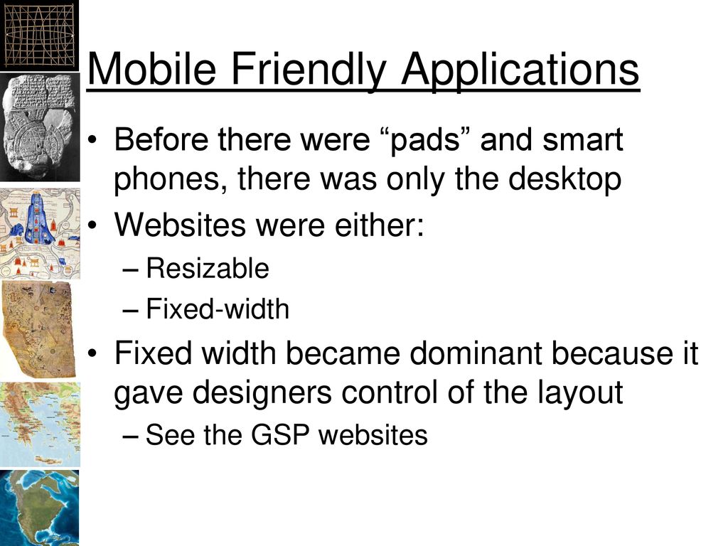 Mobile friendly applications ppt download