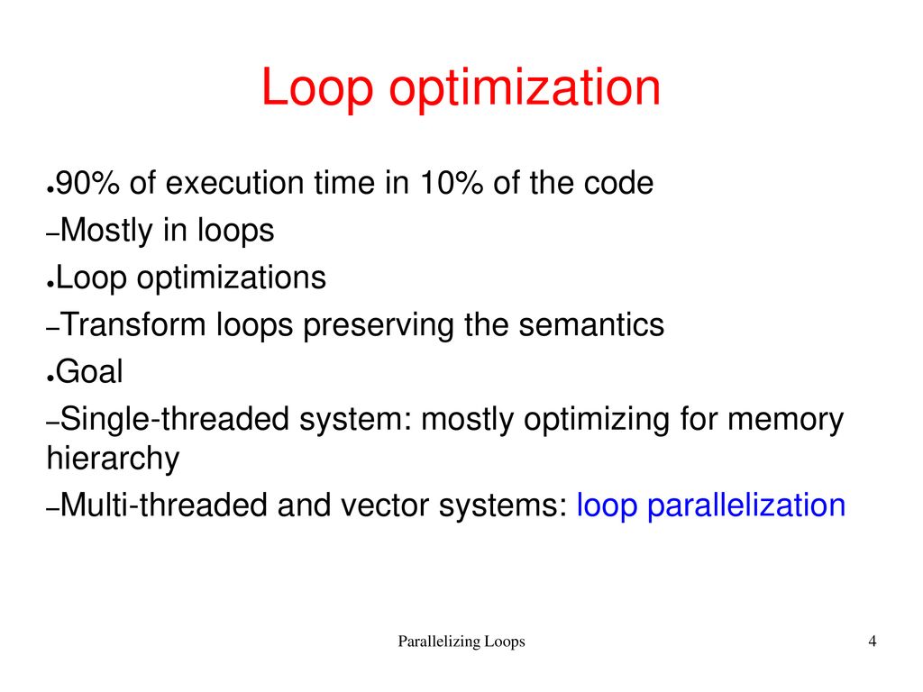 Parallelizing loops moreno marzolla ppt download