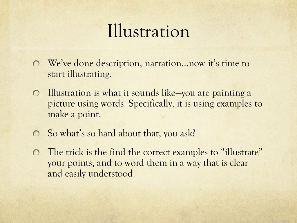 Paint Me A Picture The Illustrative Paragraph Ppt Download
