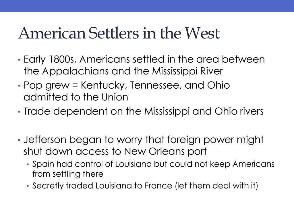 The Louisiana Purchase ppt download