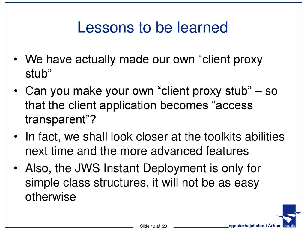 Outline SOAP and Web Services in relation to Distributed Objects ppt