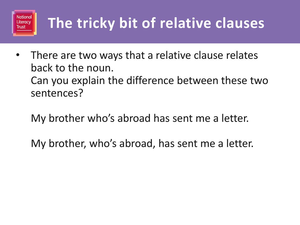 Sw8 relative pronouns