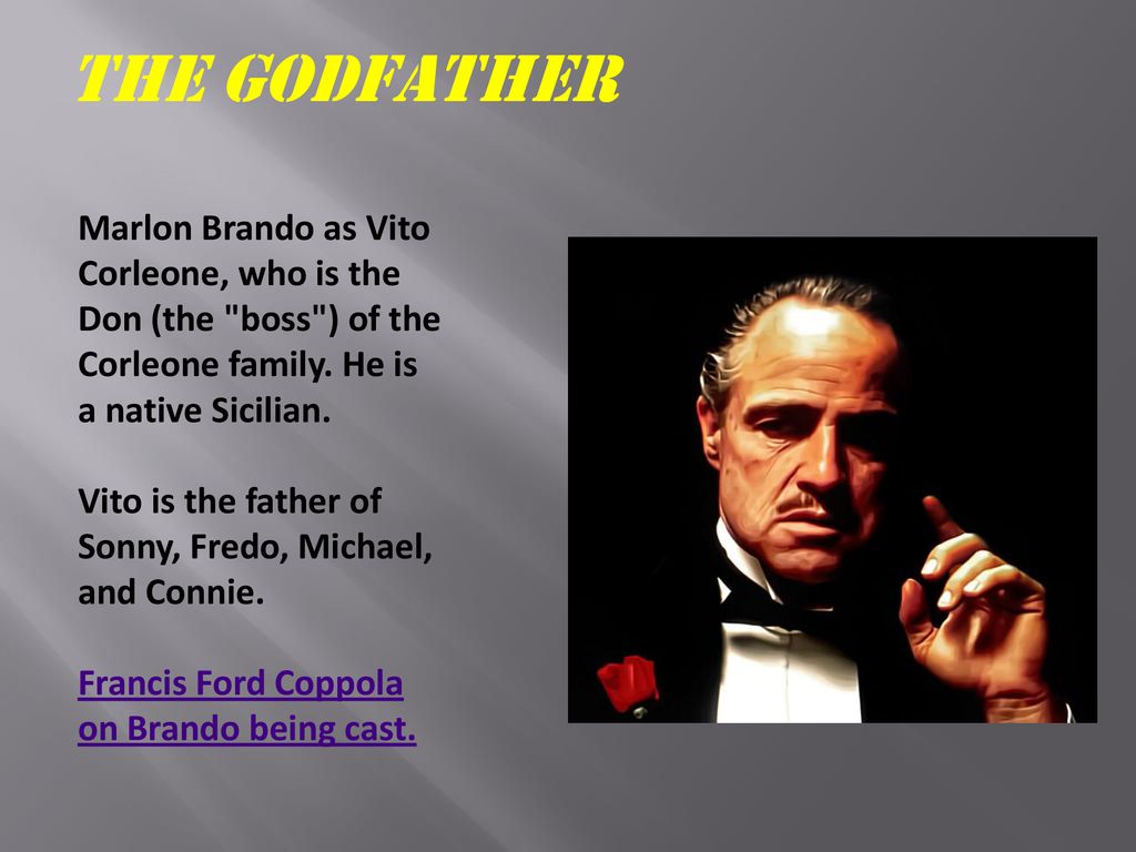 Unit 4 Crime The Godfather Day 1 Ppt Download
