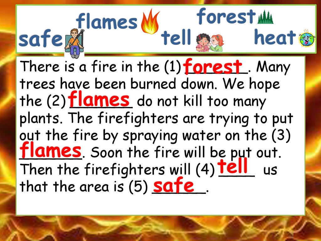 safe forest flames tell heat forest flames flames tell safe