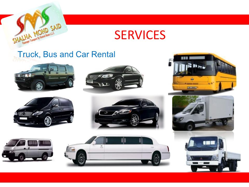Truck, Bus and Car Rental