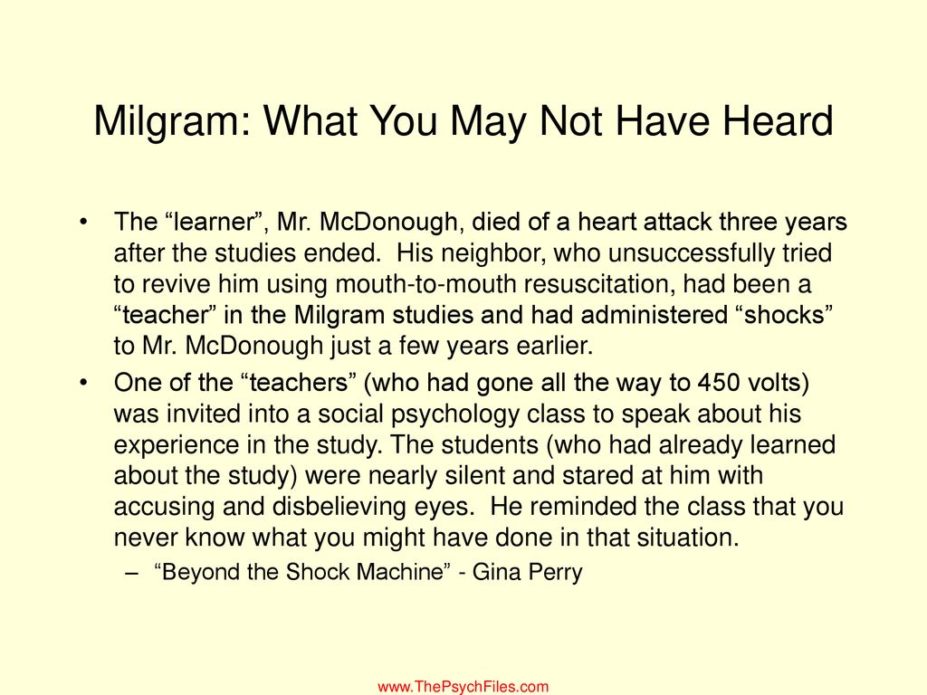 https://slideplayer.com/slide/13771192/85/images/8/Milgram%3A+What+You+May+Not+Have+Heard.jpg