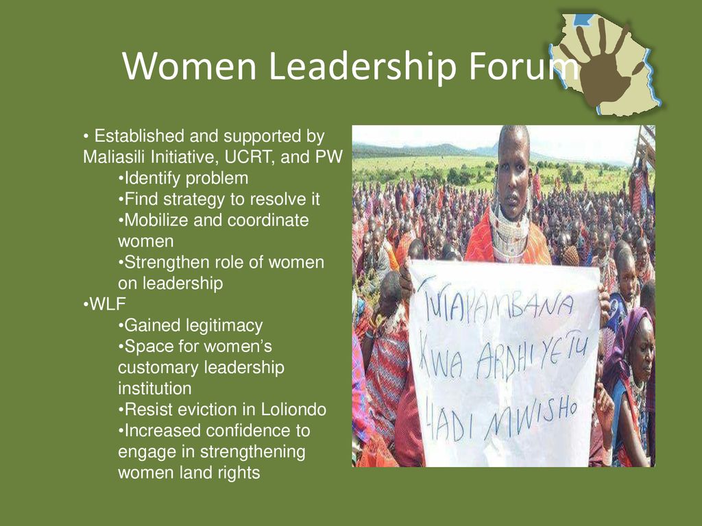 Securing Community Land Rights Maliasili Initiatives