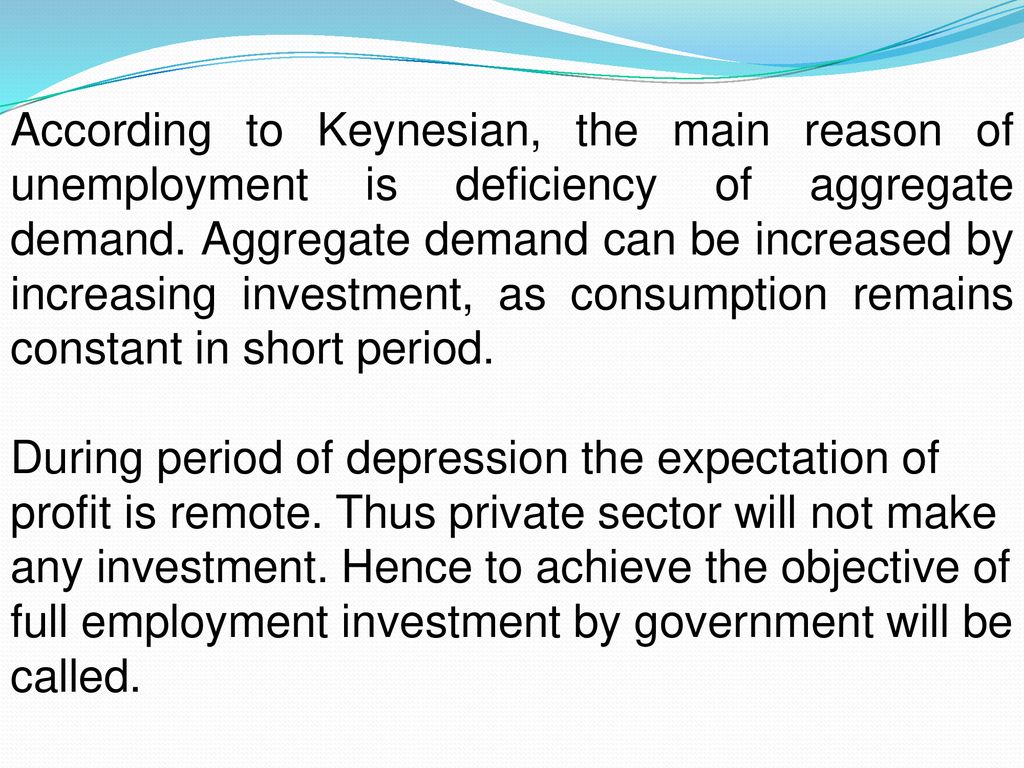 keynesian theory of employment definition