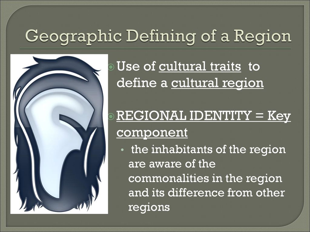 Geographic Defining of a Region