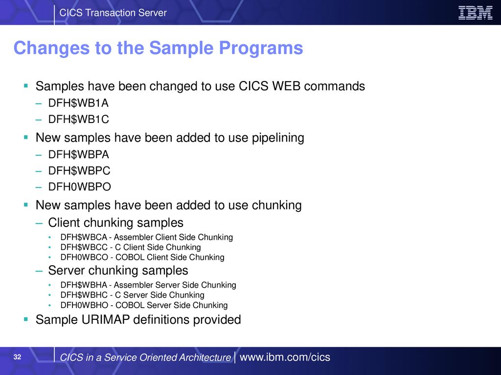 CICS Transaction Server V3.2 Continuing to put the S in SOA - ppt download