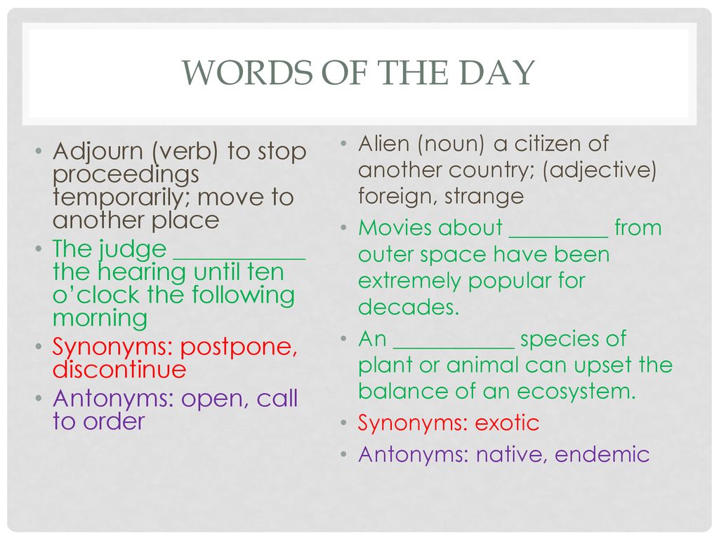 Vocab Unit 2 9th Lit. ppt download