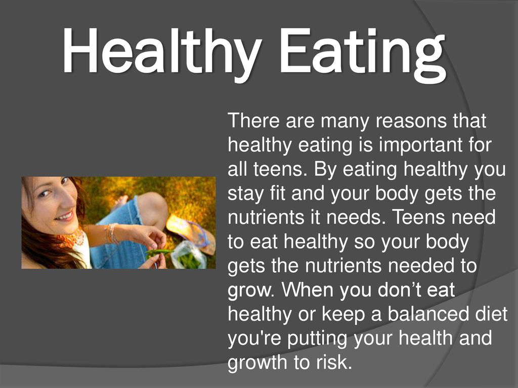 Healthy eating presentation - ppt download