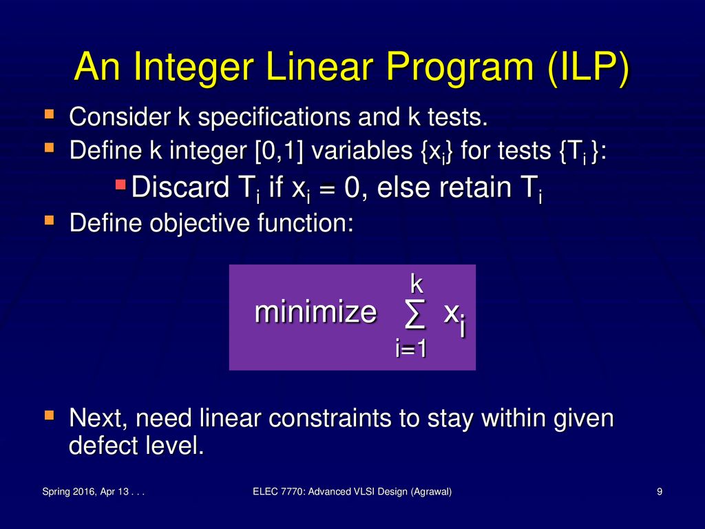 ELEC 7770: Advanced VLSI Design Spring Analog and RF Test Strategies ...