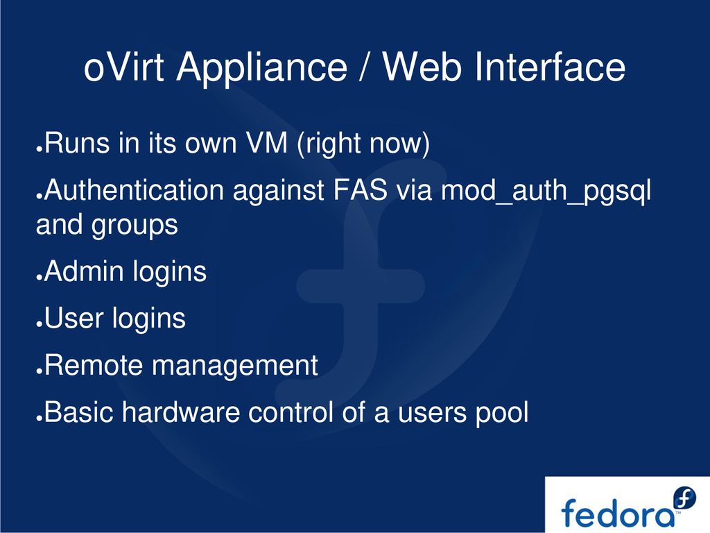 Virtualization cloud and fedora ppt download