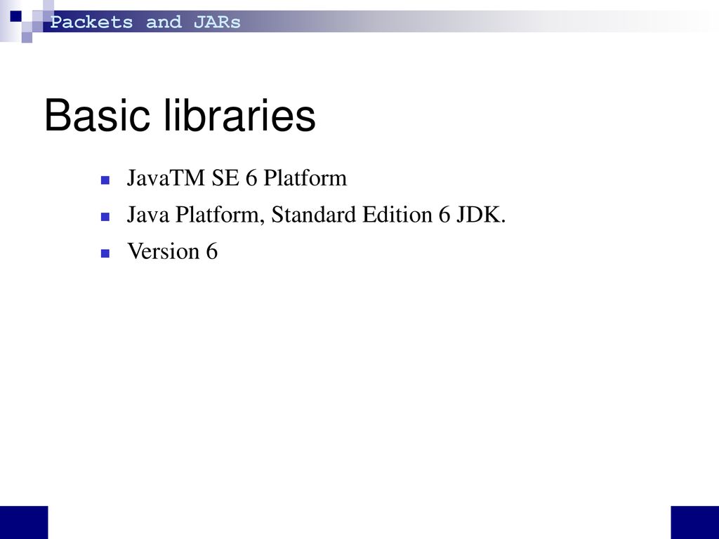 Programming i packets and jar 11th lecture ppt download