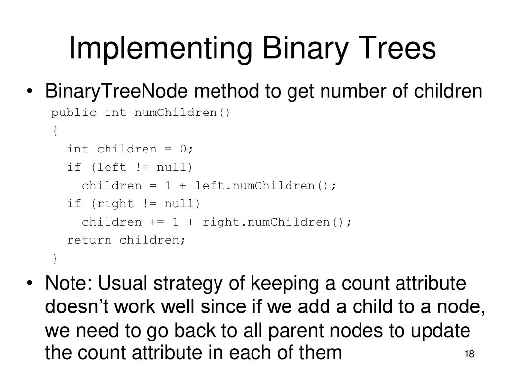 Trees Tree nomenclature Implementation strategies Traversals - ppt download