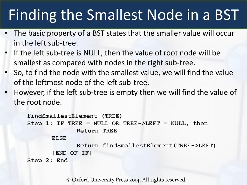 Lecture 22 Binary Search Trees Chapter 10 of textbook - ppt download