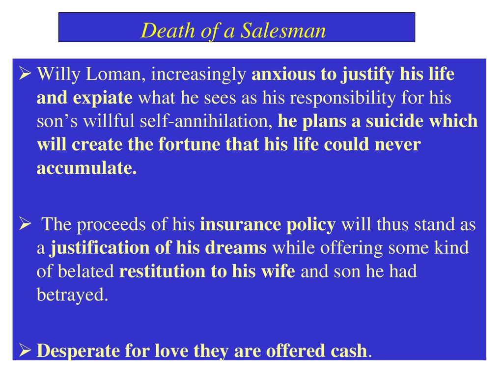 Death of a Salesman: Death of a Salesman Play Summary & Study Guide |  CliffsNotes