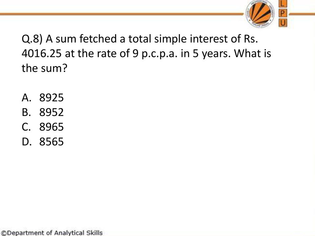 COMPOUND INTEREST AND SIMPLE INTEREST TUTORIAL - ppt download