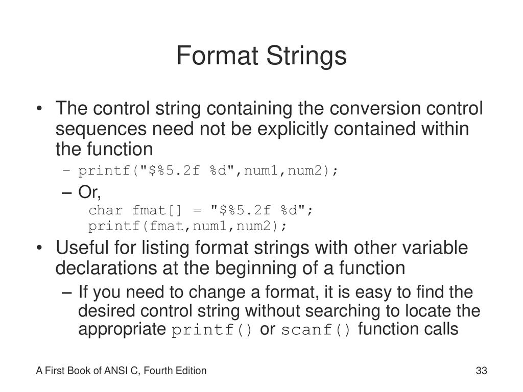 A first book of ansi c fourth edition ppt download