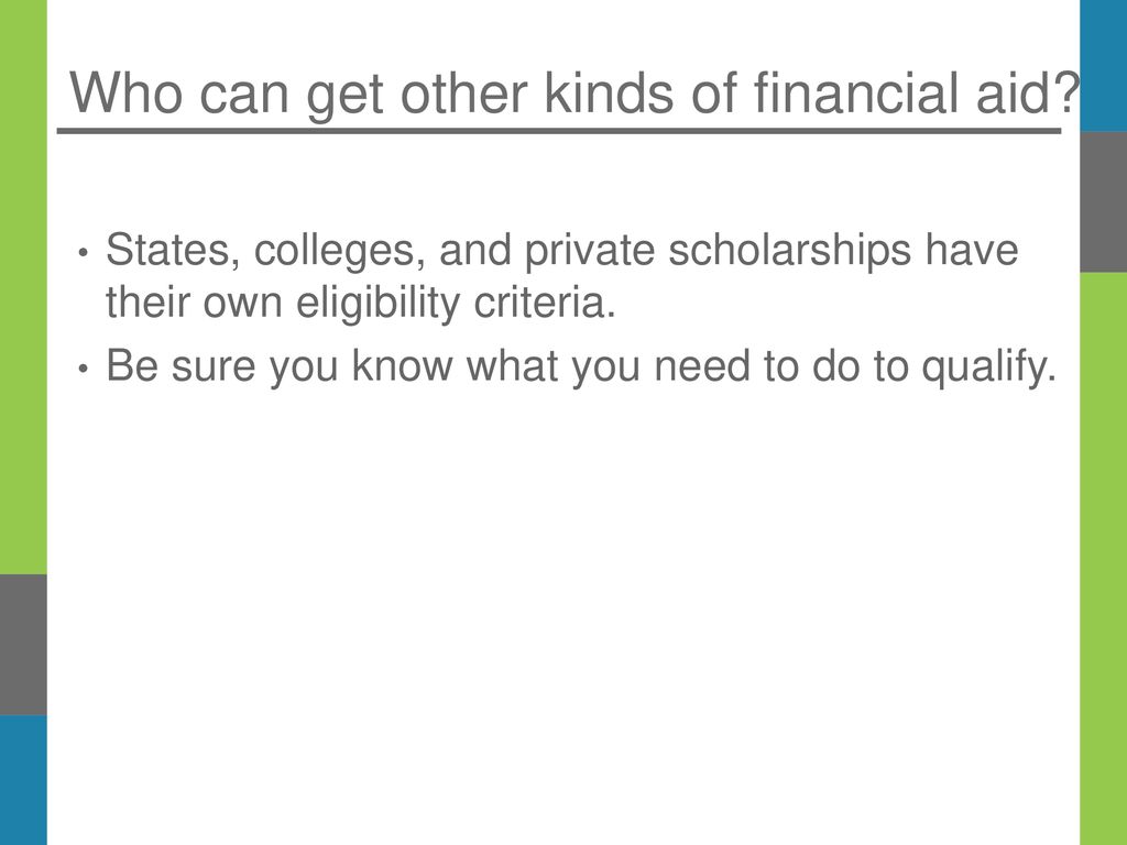 Finding Money for College - ppt download