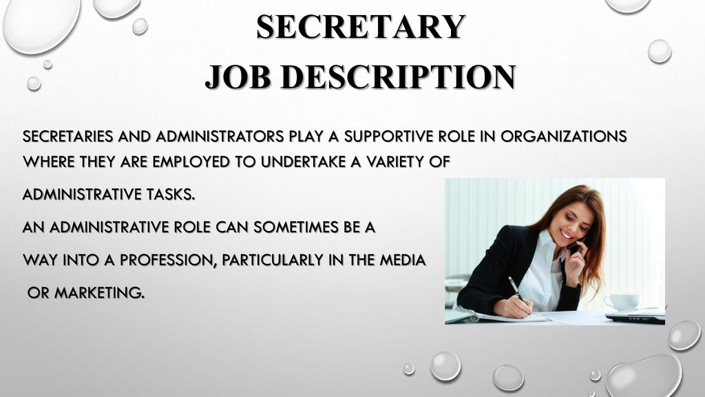 Secretary Responsibilities