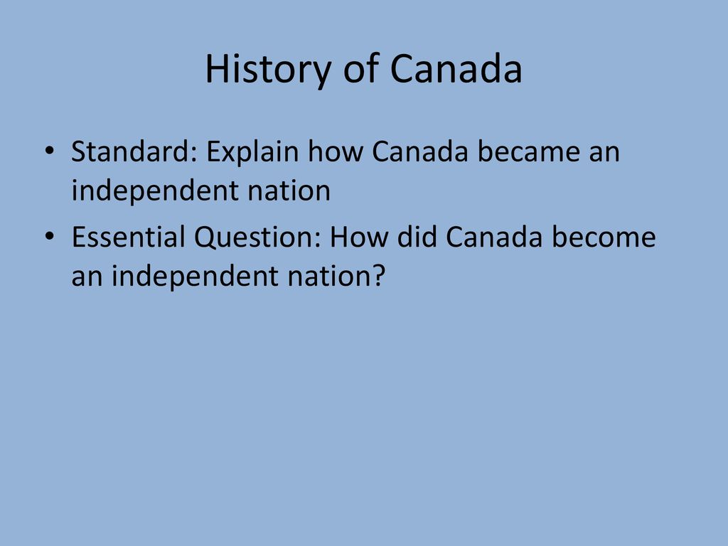 Canadian history how did the french and english influence canada ppt