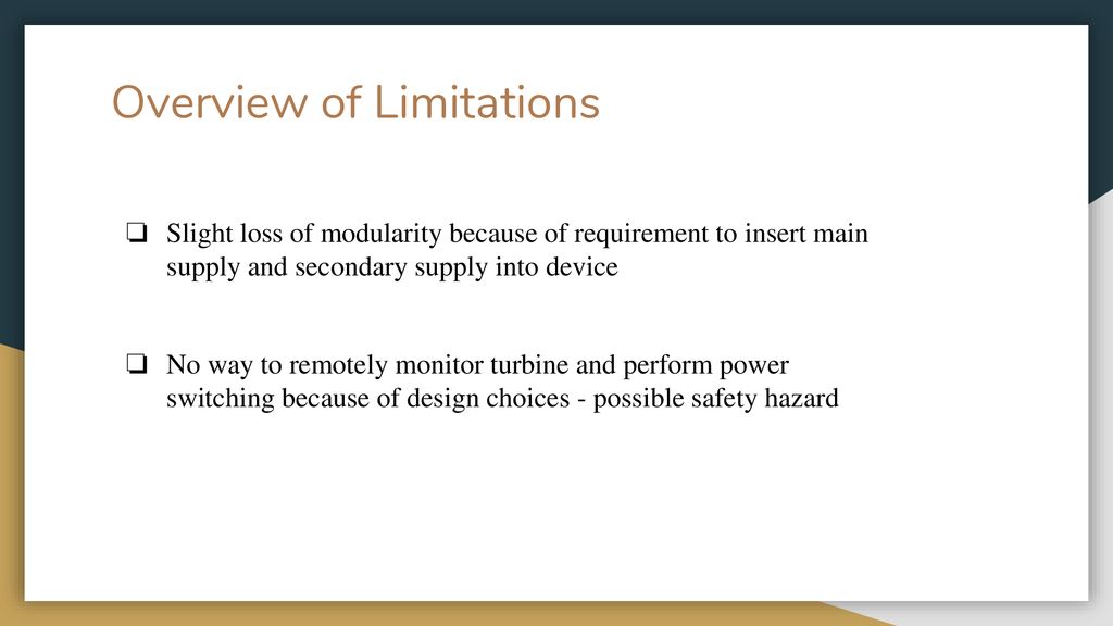 Group Number 42: Monitoring System for Rotating Turbines - ppt download