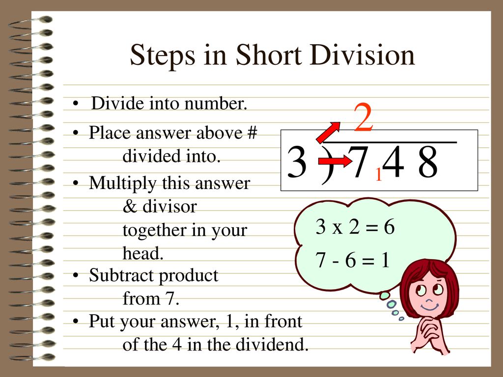 Short Division by Monica Yuskaitis. - ppt download