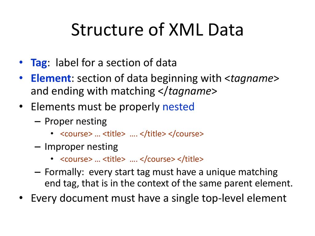 XML Databases. - ppt download