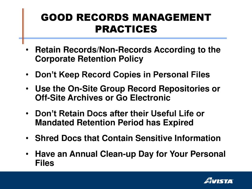 INFORMATION AND RECORDS MANAGEMENT ORIENTATION - ppt download