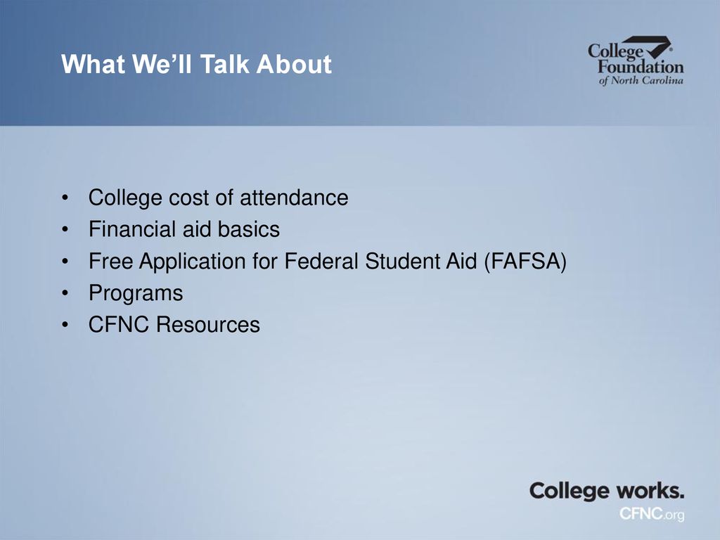 Financial aid ppt download